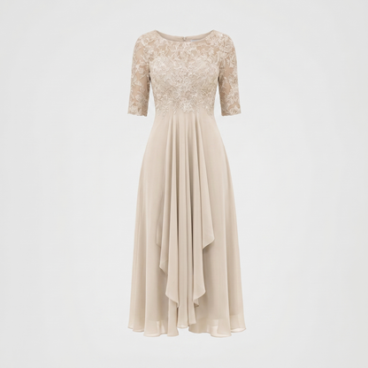 Camille Dupont midi-aftenkjole beige - product