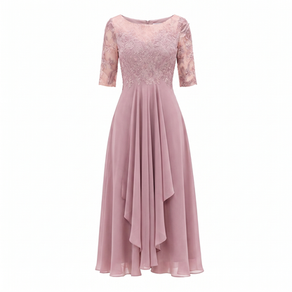 Camille Dupont midi-aftenkjole lyserod - product