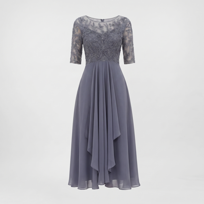 Camille Dupont midi-aftenkjole gra - product