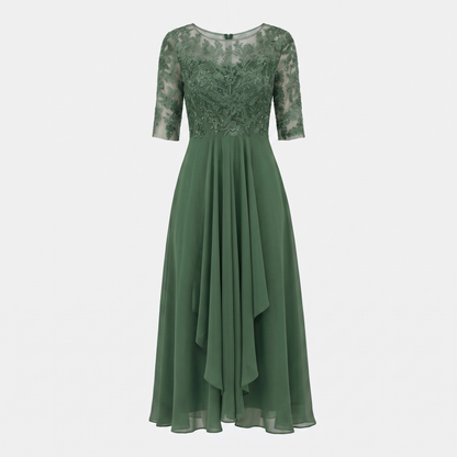 Camille Dupont midi-aftenkjole gron - product