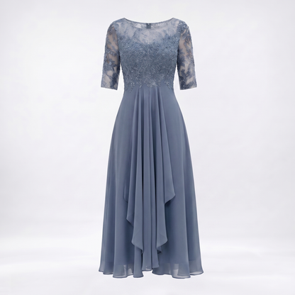 Camille Dupont midi-aftenkjole bla - product